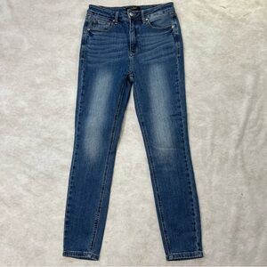 Judy Blue High Waist Tummy Control Sz 7/28 Classic Skinny Whisker Jeans #88799
